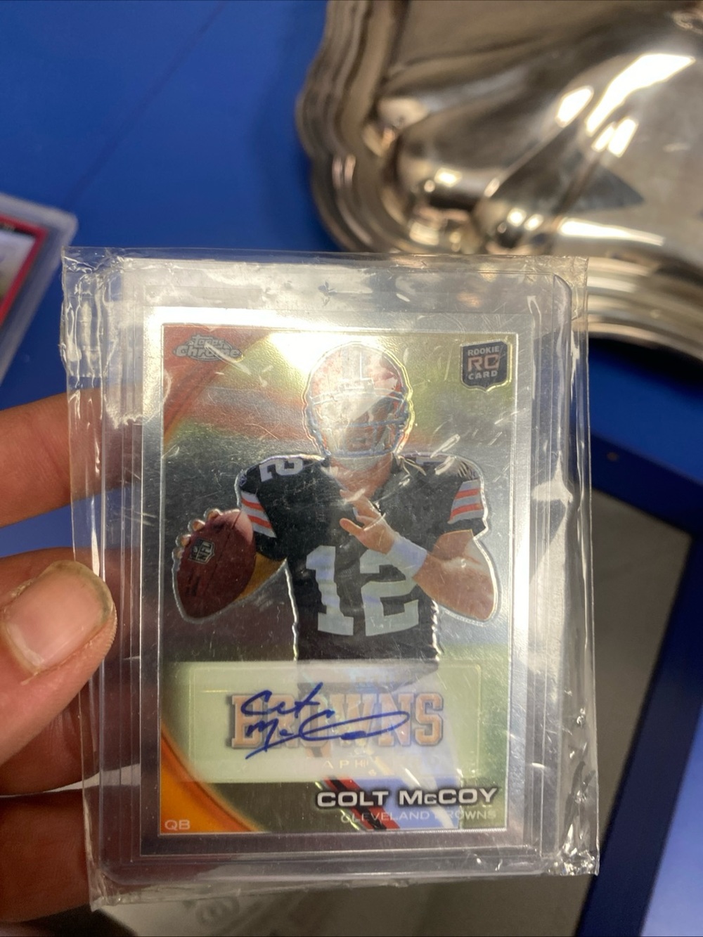 2010 Topps Chrome - Colt McCoy #C70 Rookie Autographs (AU, RC)